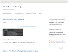 Tablet Screenshot of blog.futtta.be